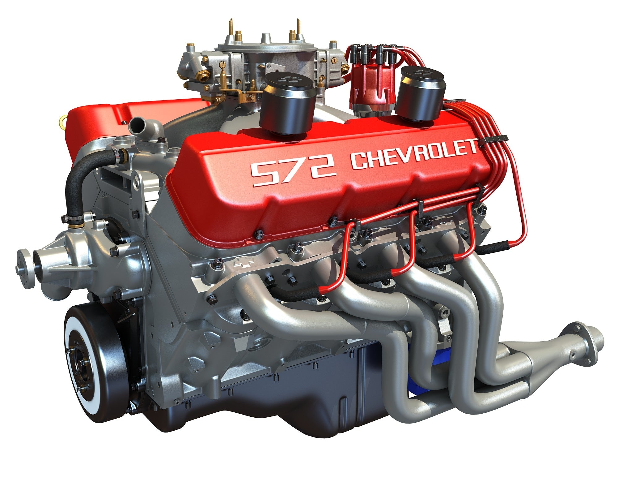 Big Block Deluxe Crate Engine 3D Model – 3D Horse