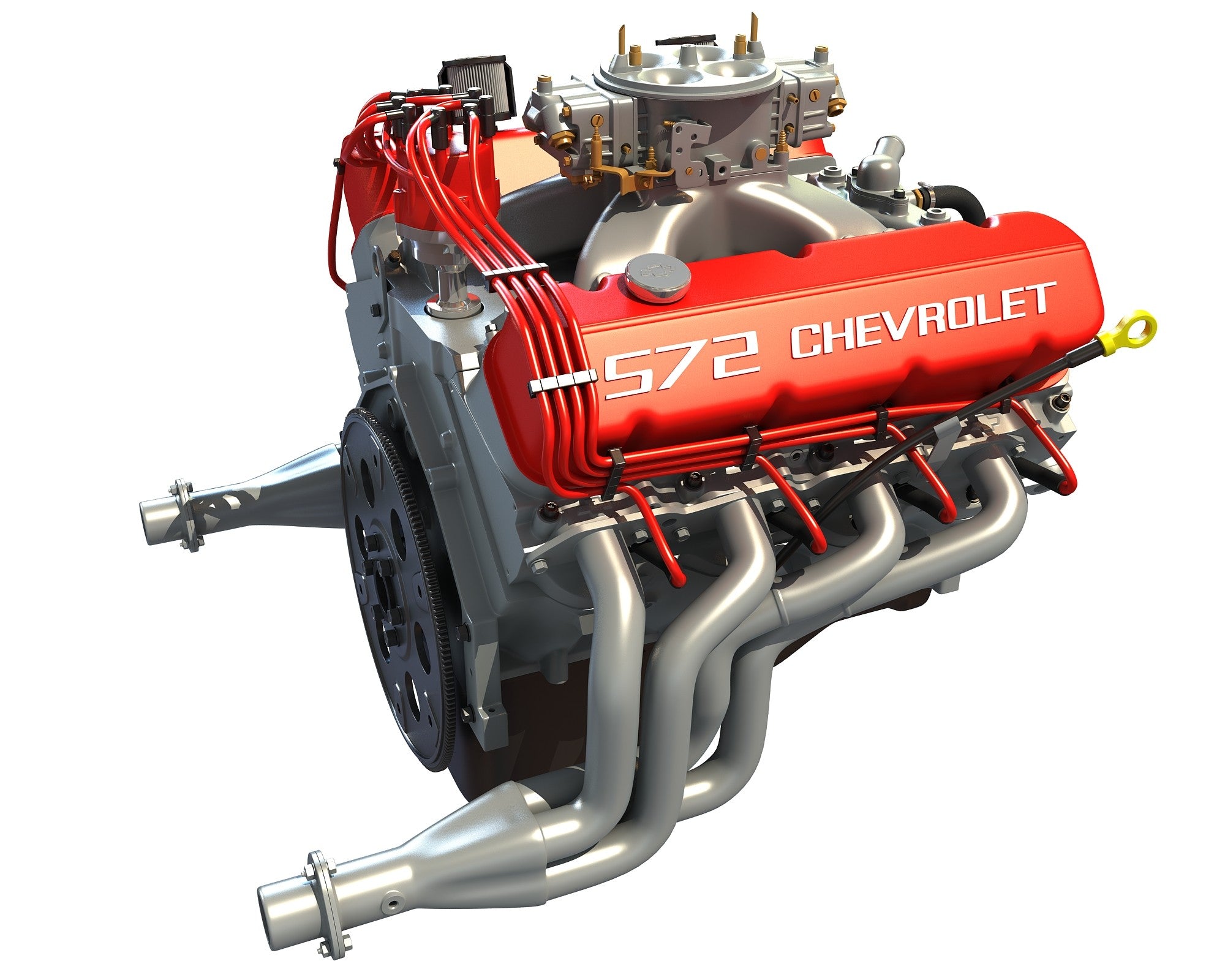 Big Block Deluxe Crate Engine 3D Model – 3D Horse