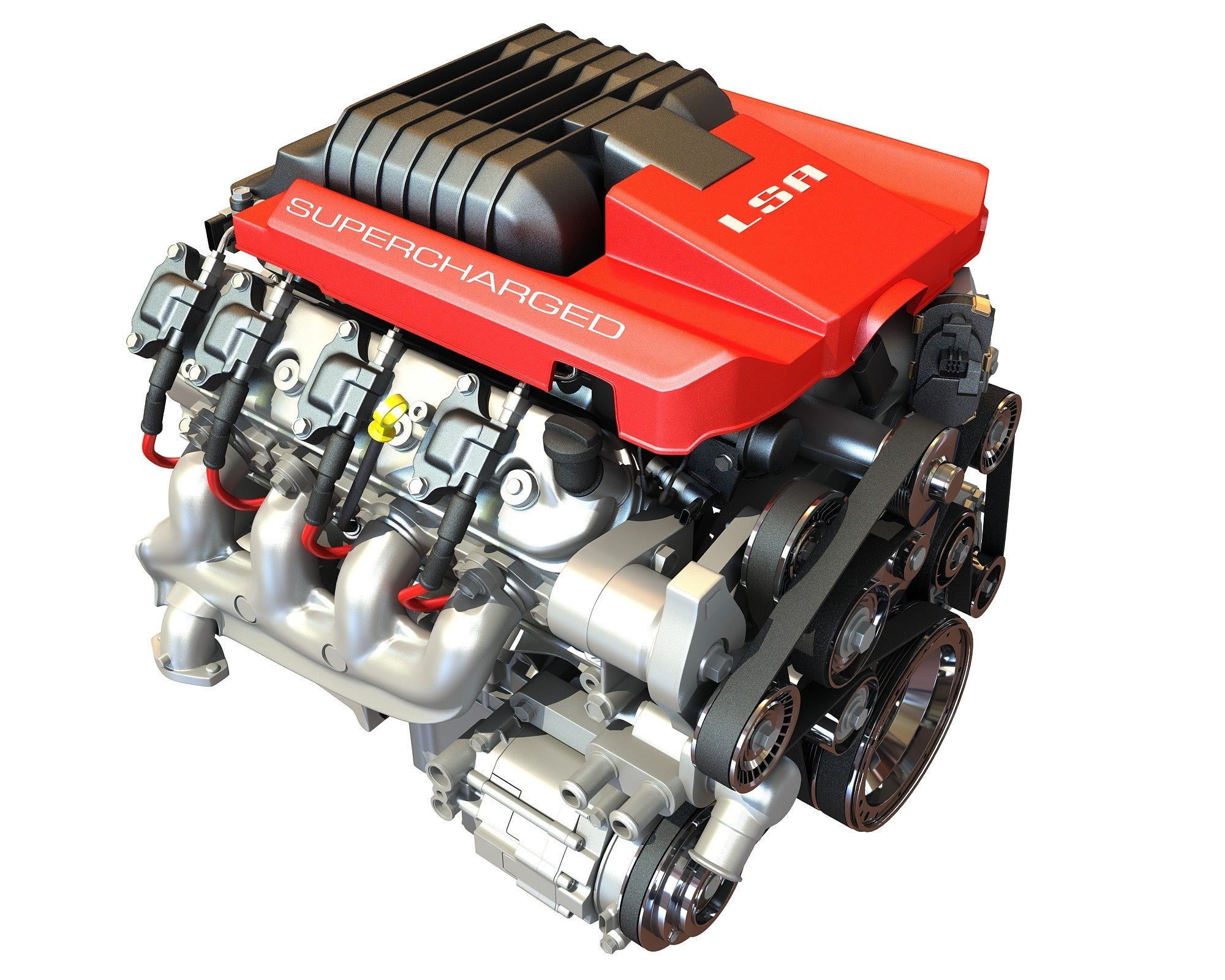 Chevrolet V8 3D Engine Model