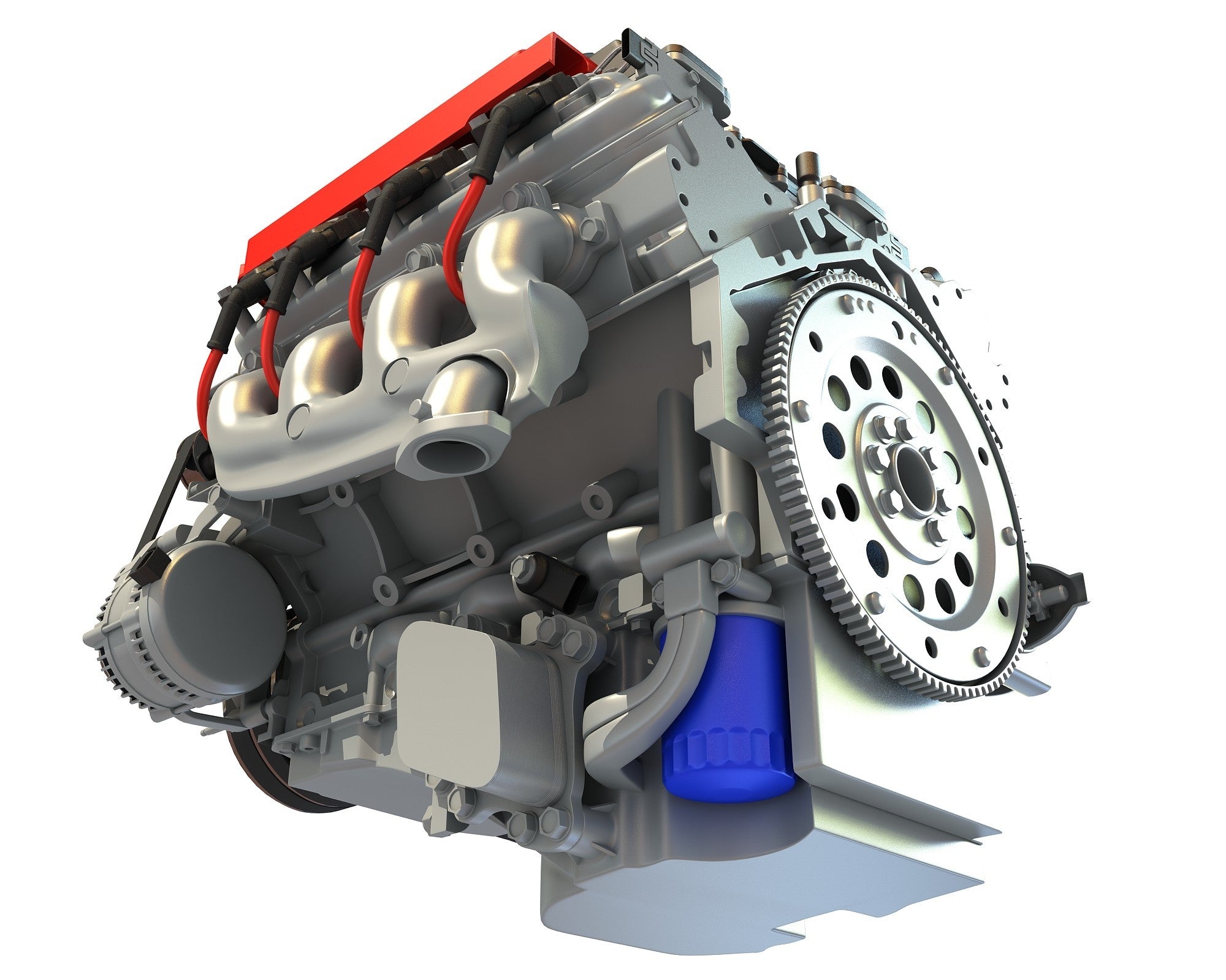 Chevrolet 3D Engine Model