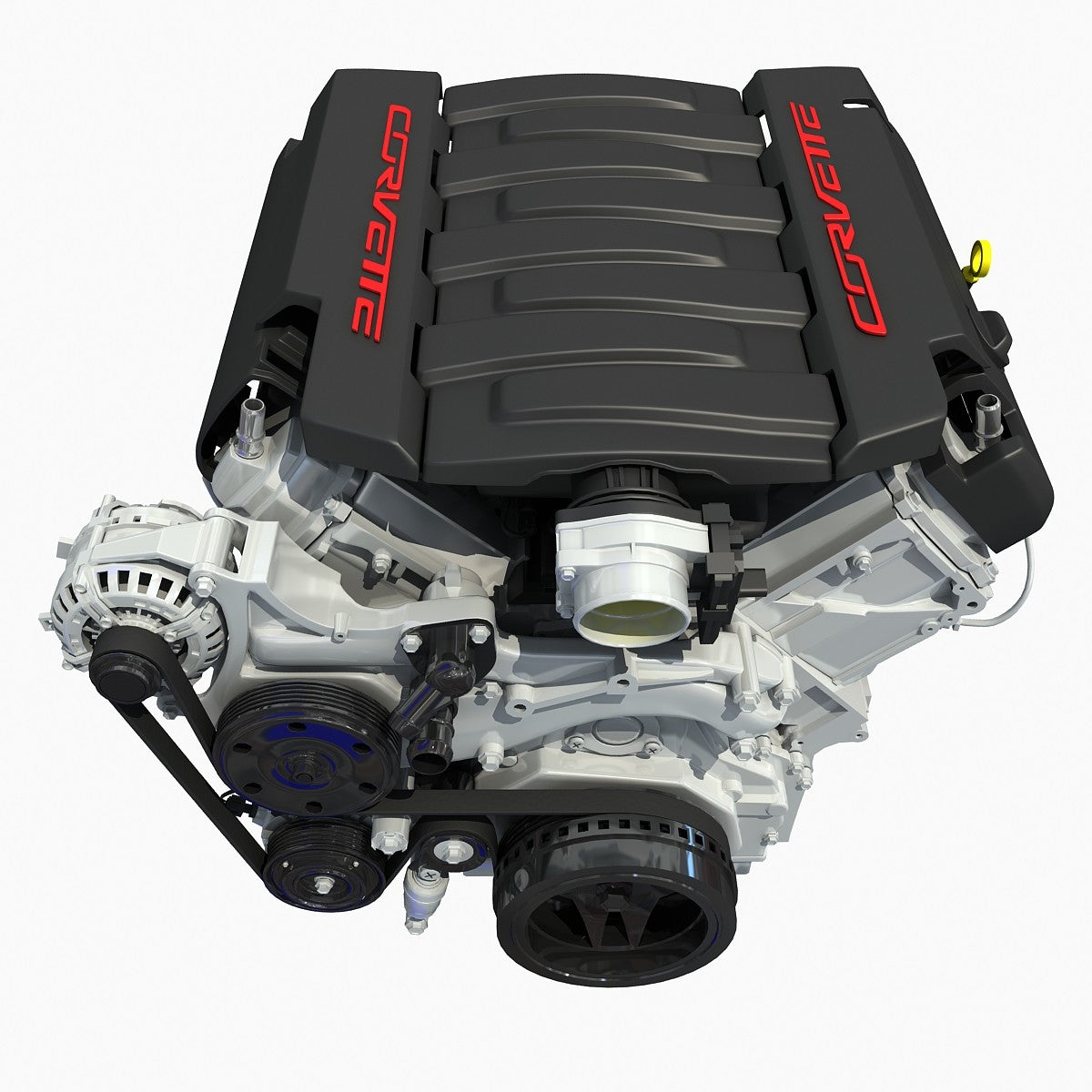 3D Models Chevrolet Corvette V8 Engine