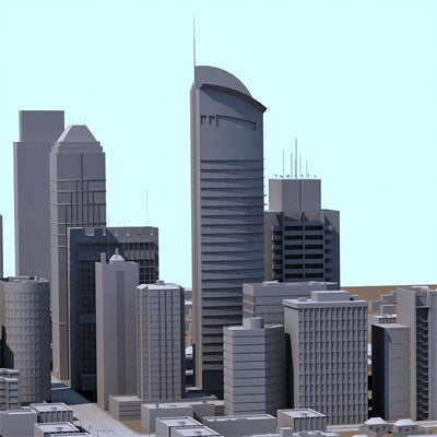 Cityscape 3D Model