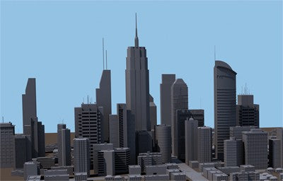 Cityscape 3D Model