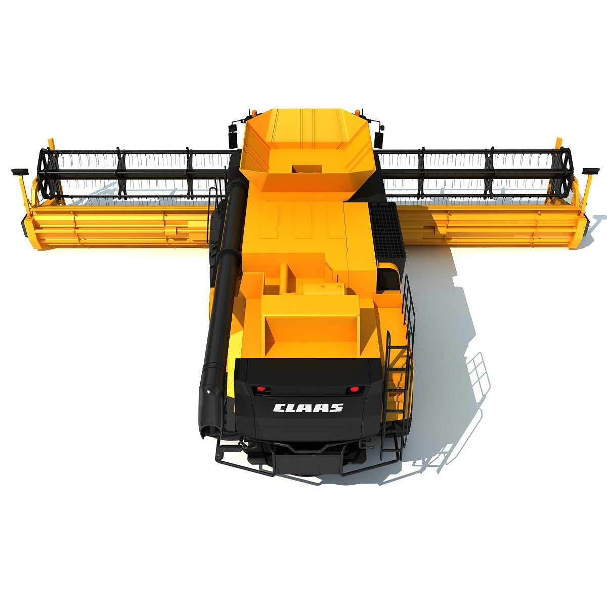 Claas Lexion Combine 3D Model