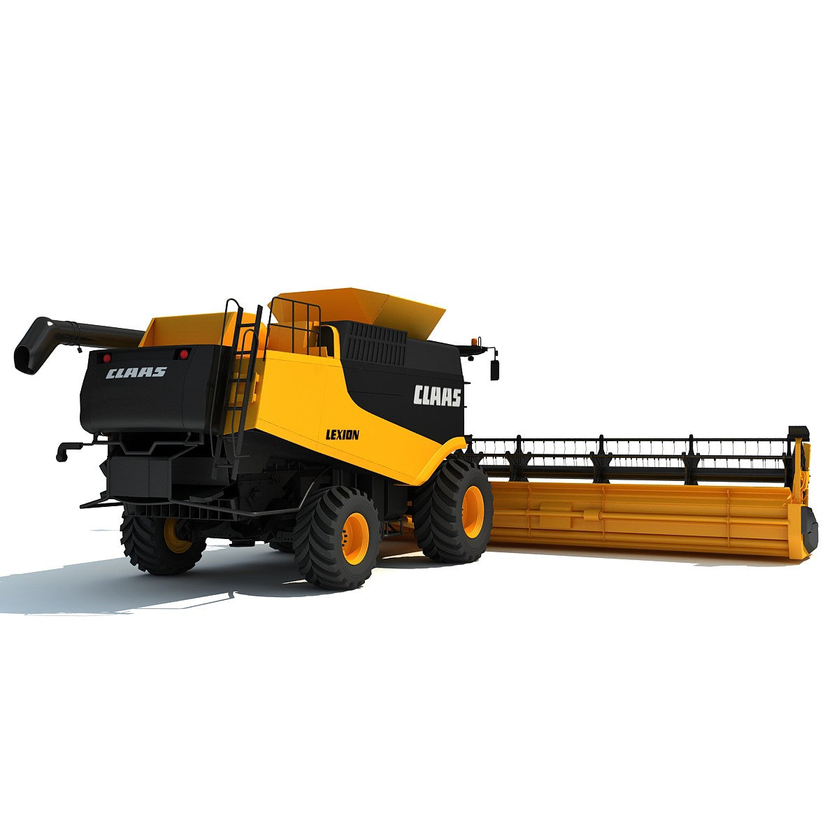 Claas Lexion Combine 3D Model