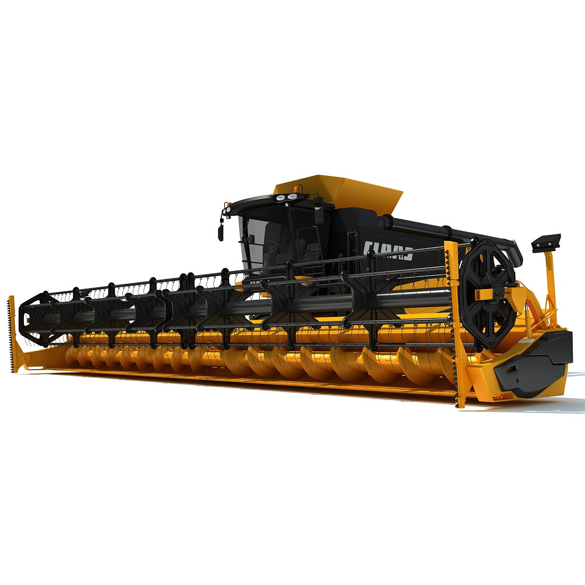 Claas Lexion Combine 3D Model