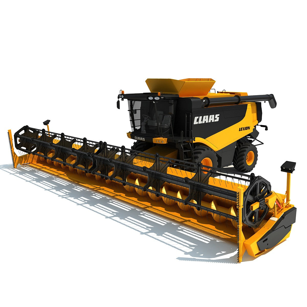 Claas Lexion Combine 3D Model