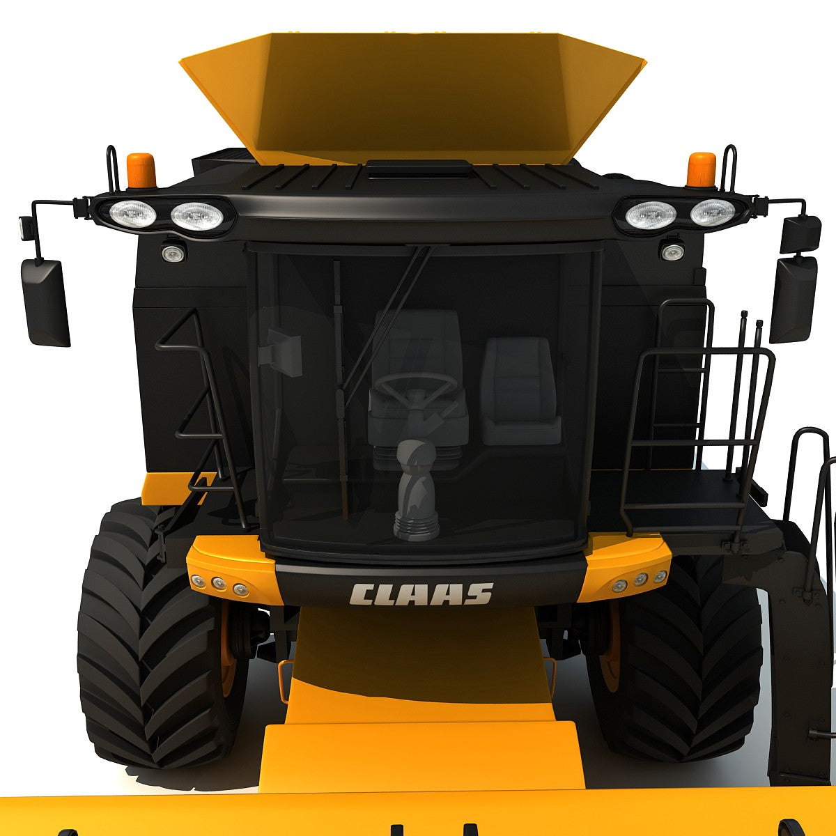Claas Lexion Combine 3D Model