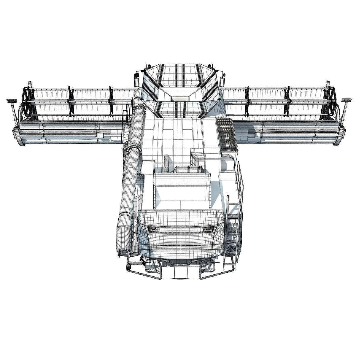 Claas Lexion Combine 3D Model