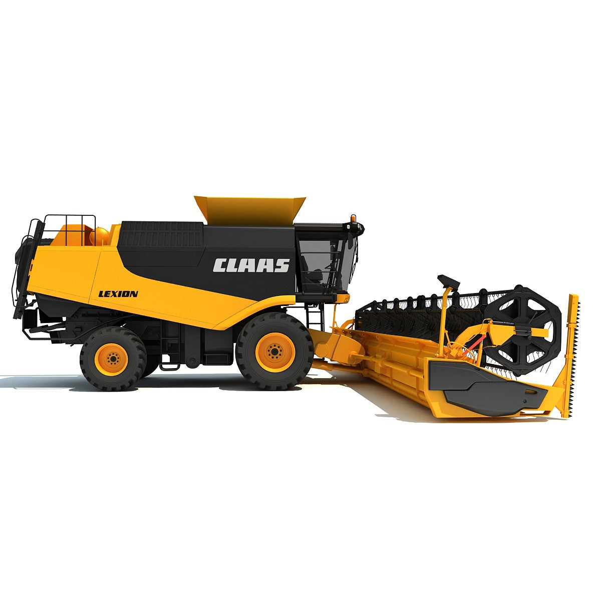 Claas Lexion Combine 3D Model