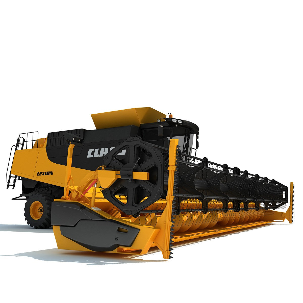 Claas Lexion Combine 3D Model