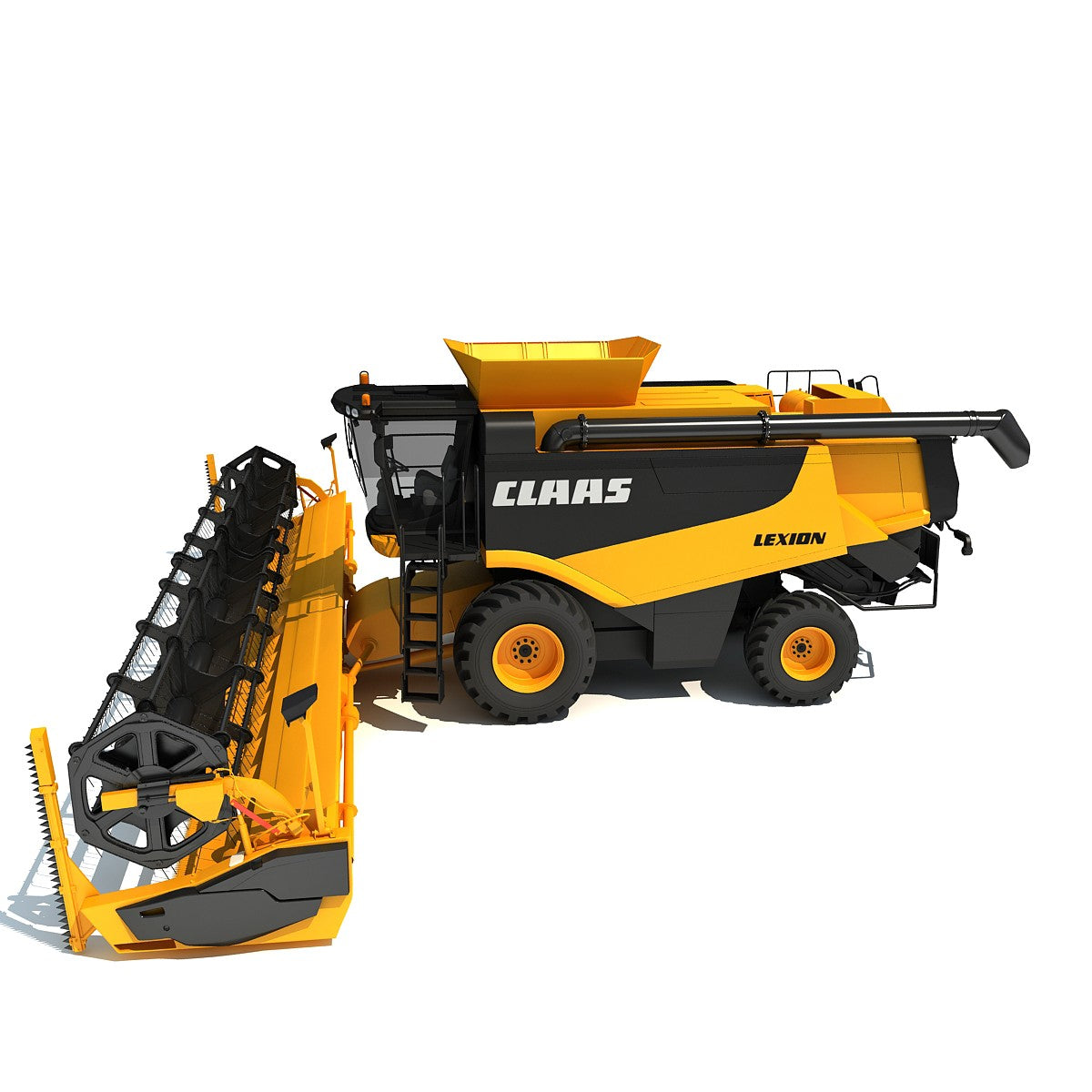 Claas Lexion Combine 3D Model