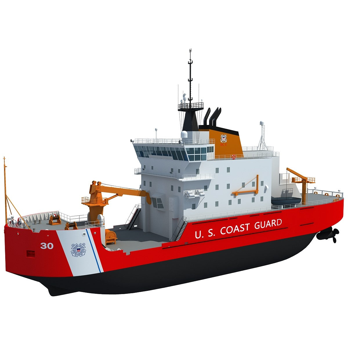 Icebreaker Mackinaw 3D Model