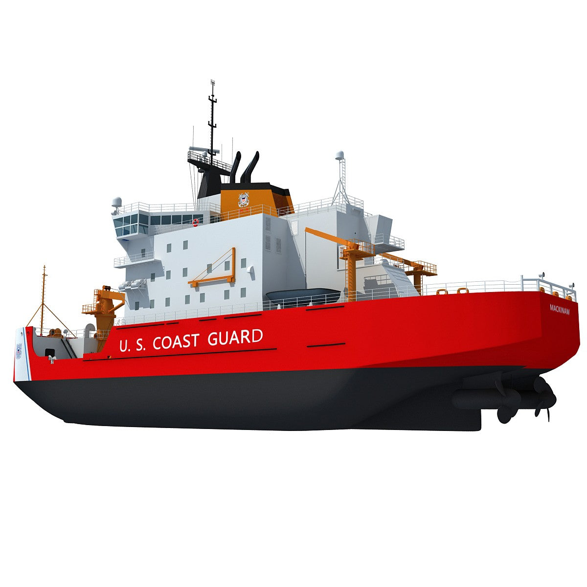 Icebreaker Mackinaw 3D Model