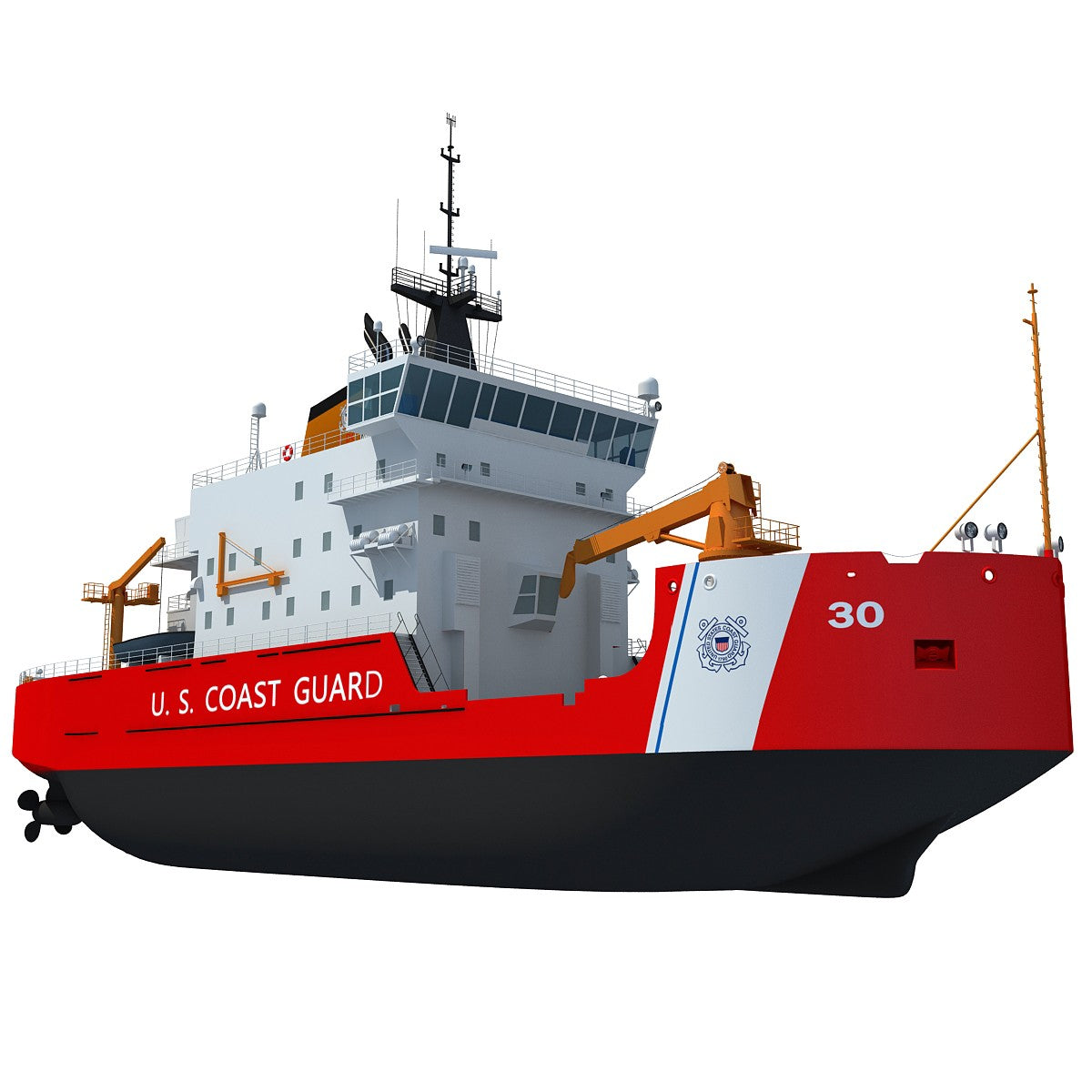 Icebreaker Mackinaw 3D Model