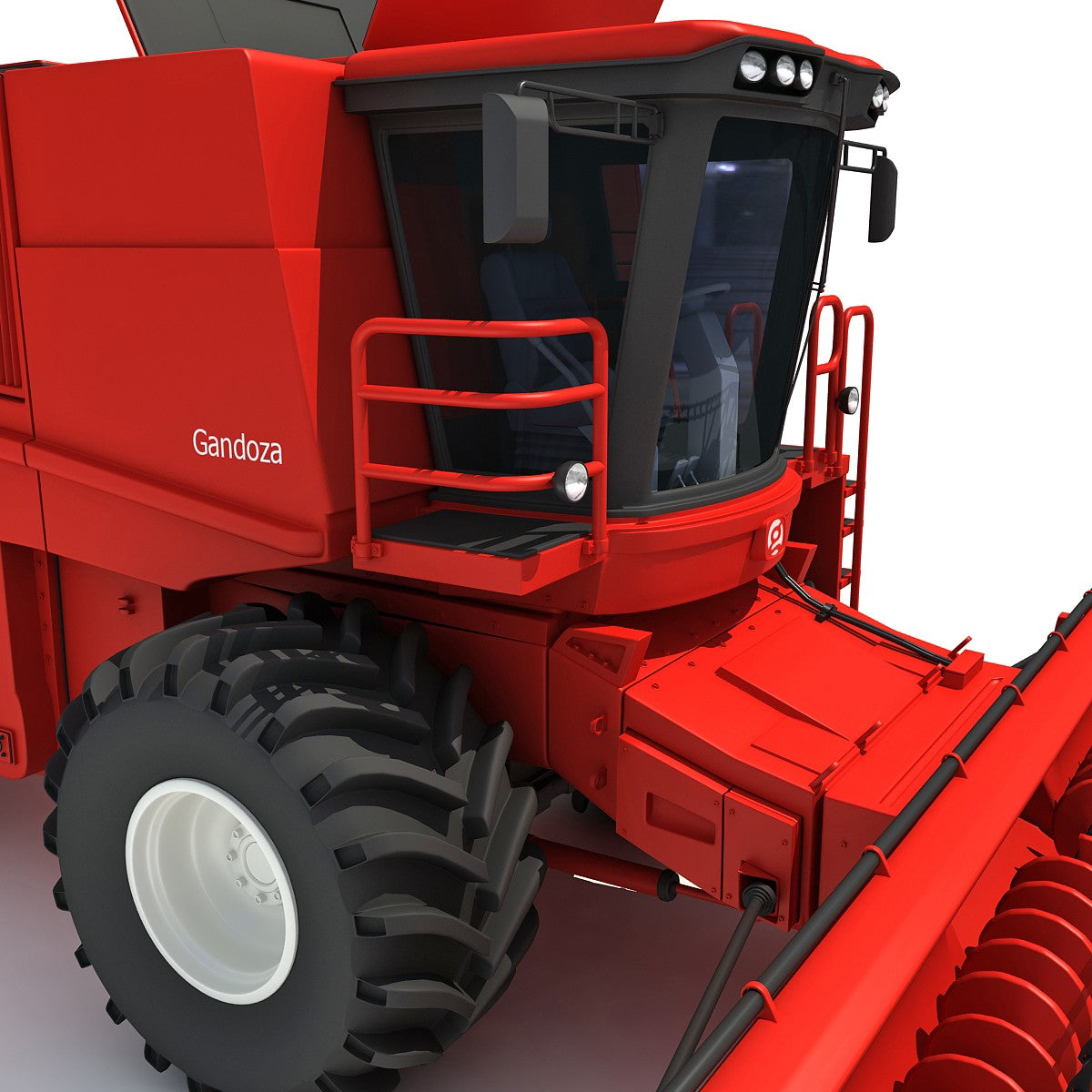 Combine Harvester 3D Model