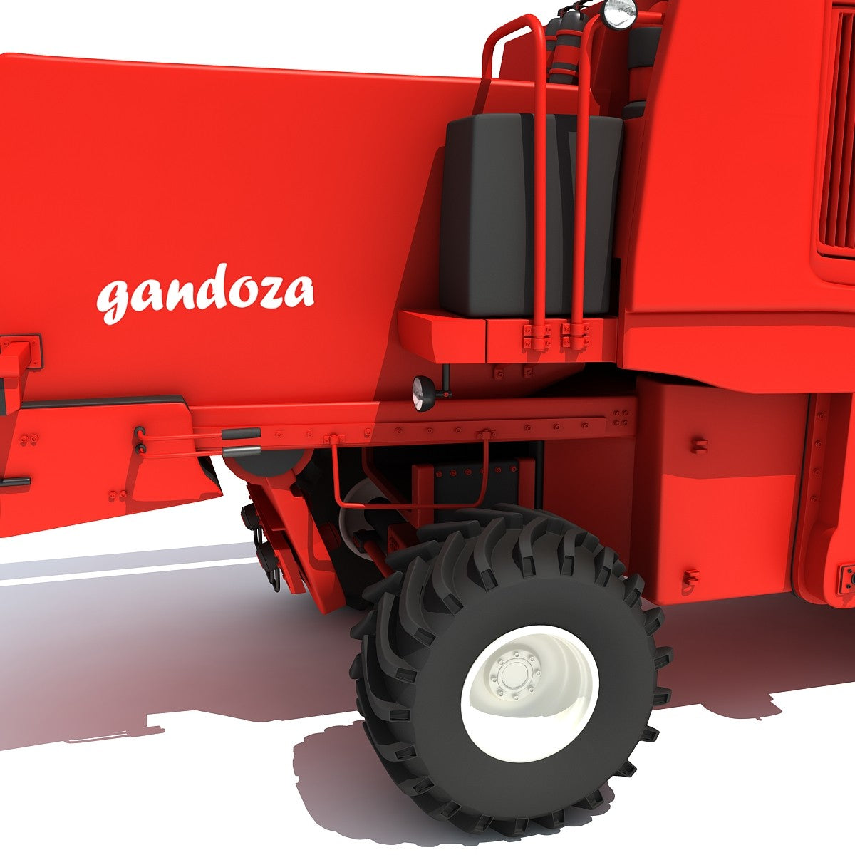 Combine Harvester 3D Model