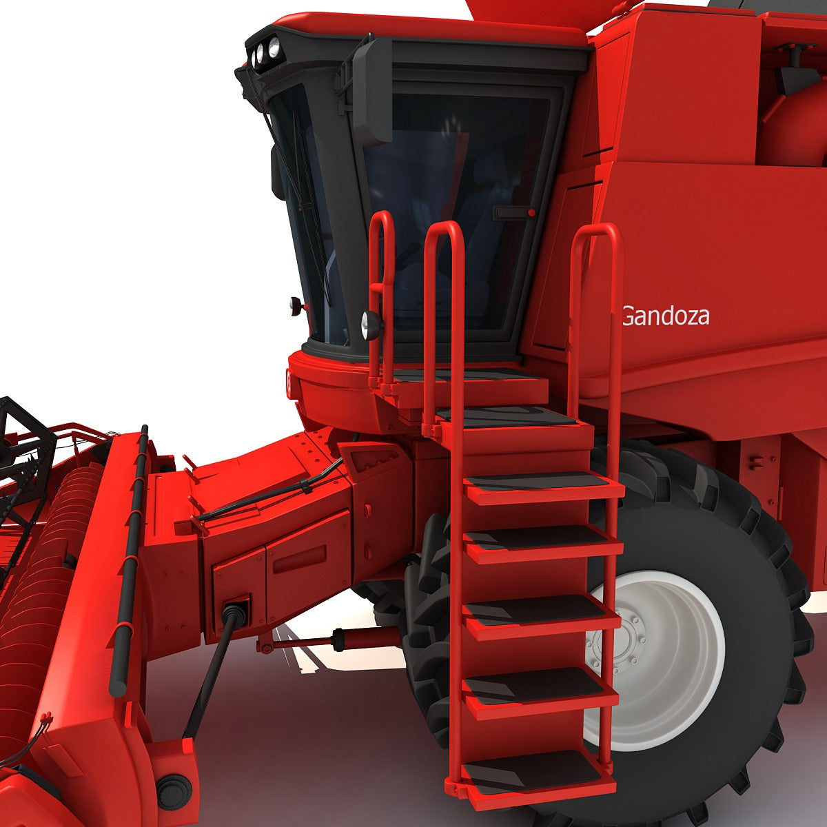 Combine Harvester 3D Model