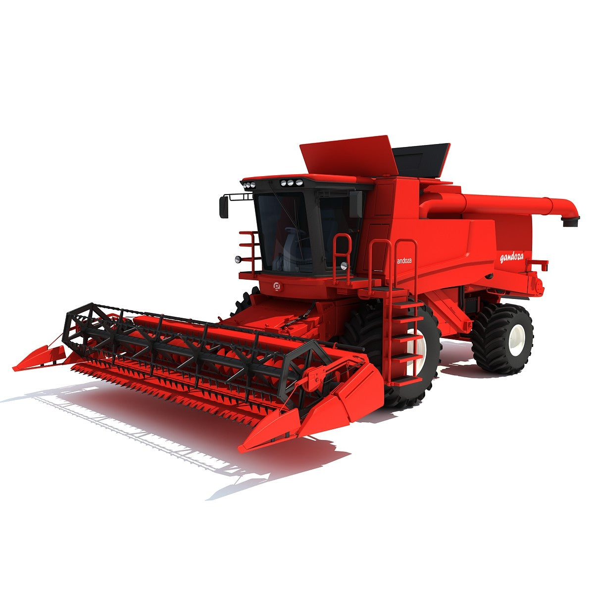 Combine Harvester 3D Model