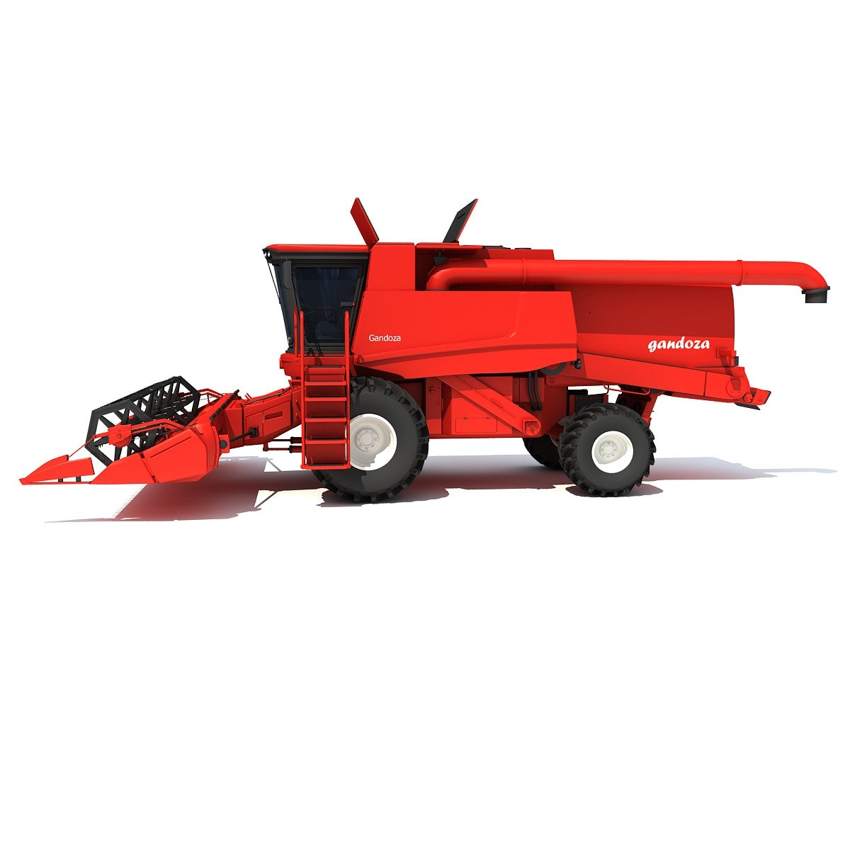 Combine Harvester 3D Model