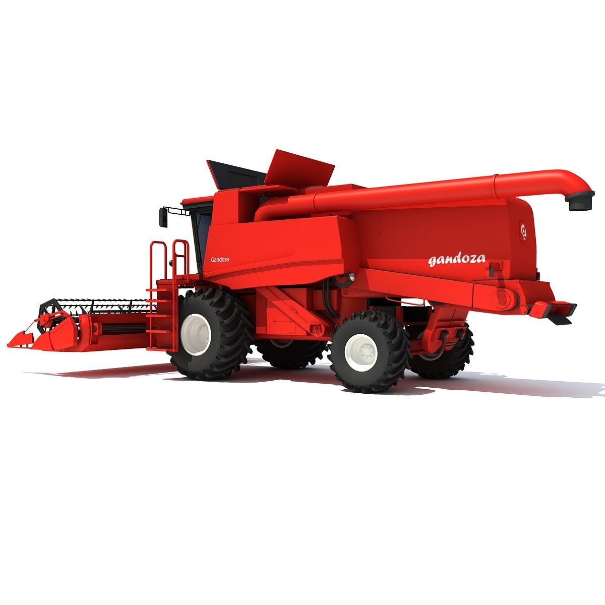 Combine Harvester 3D Model