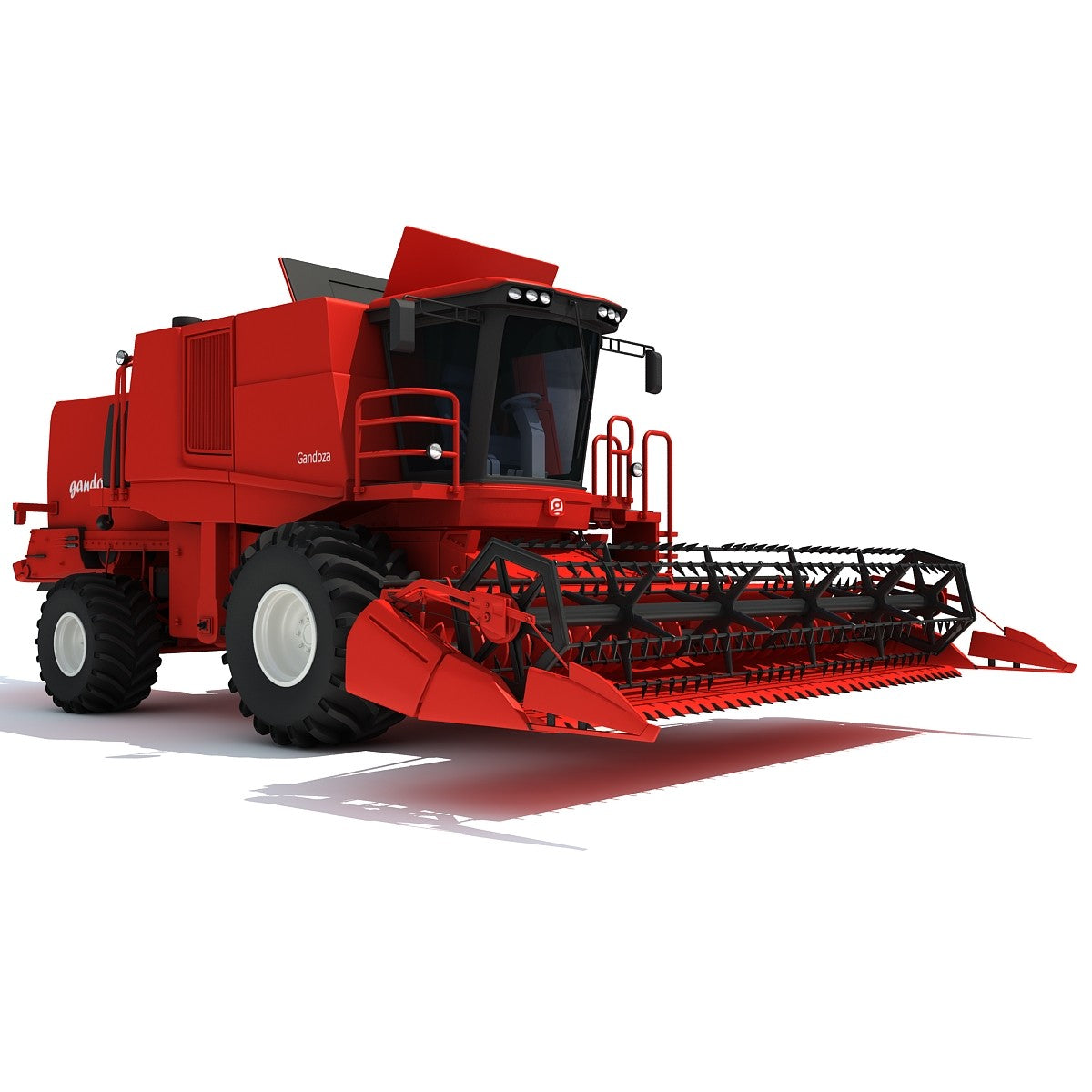 Combine Harvester 3D Model