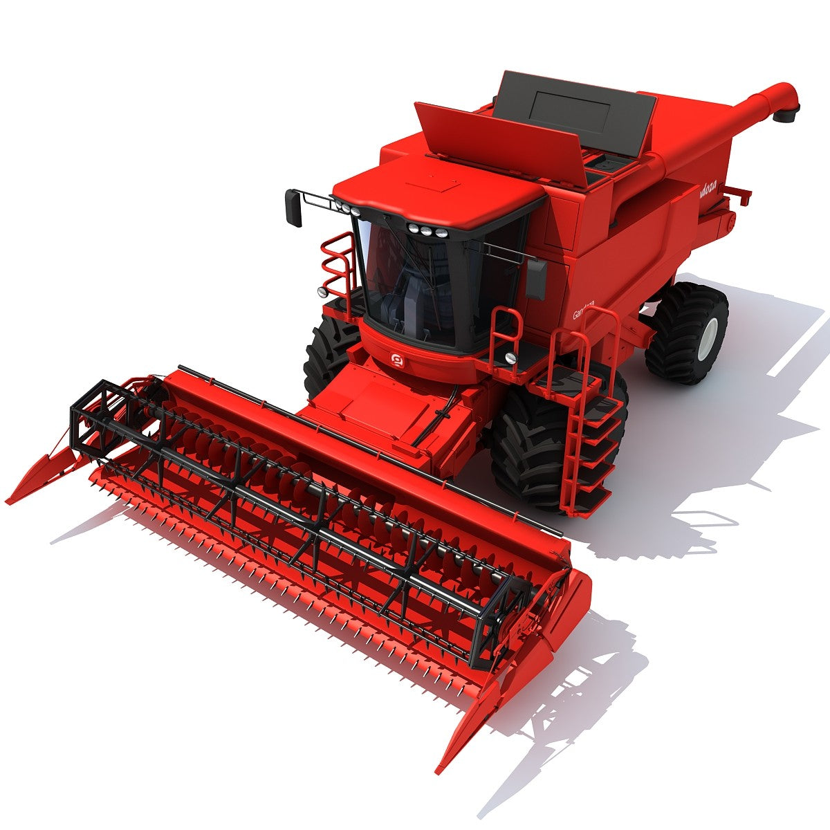 Combine Harvester 3D Model