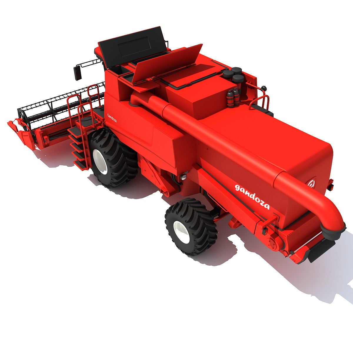 Combine Harvester 3D Model