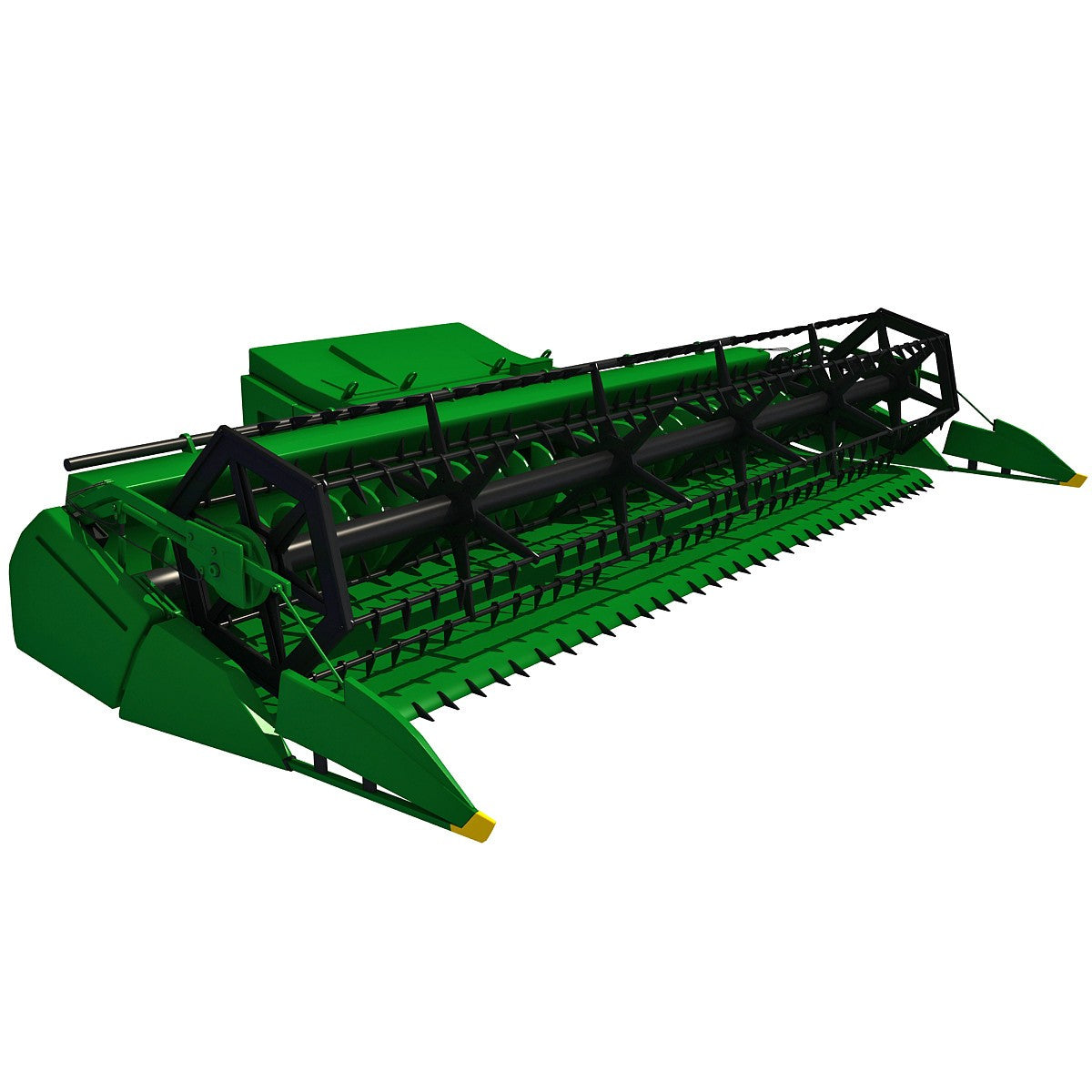 Combine Threshing 3D Model