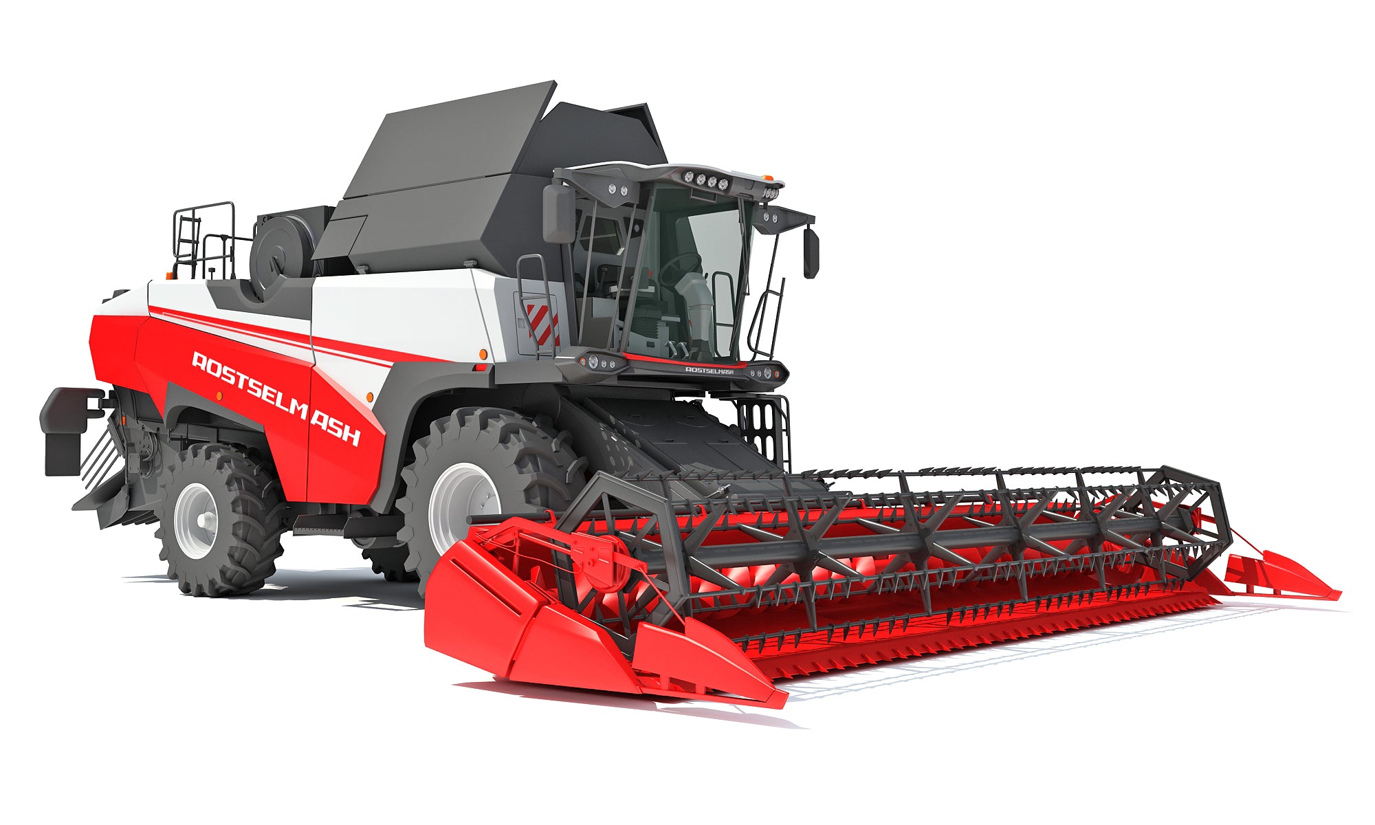 Combine Harvester 3D Model