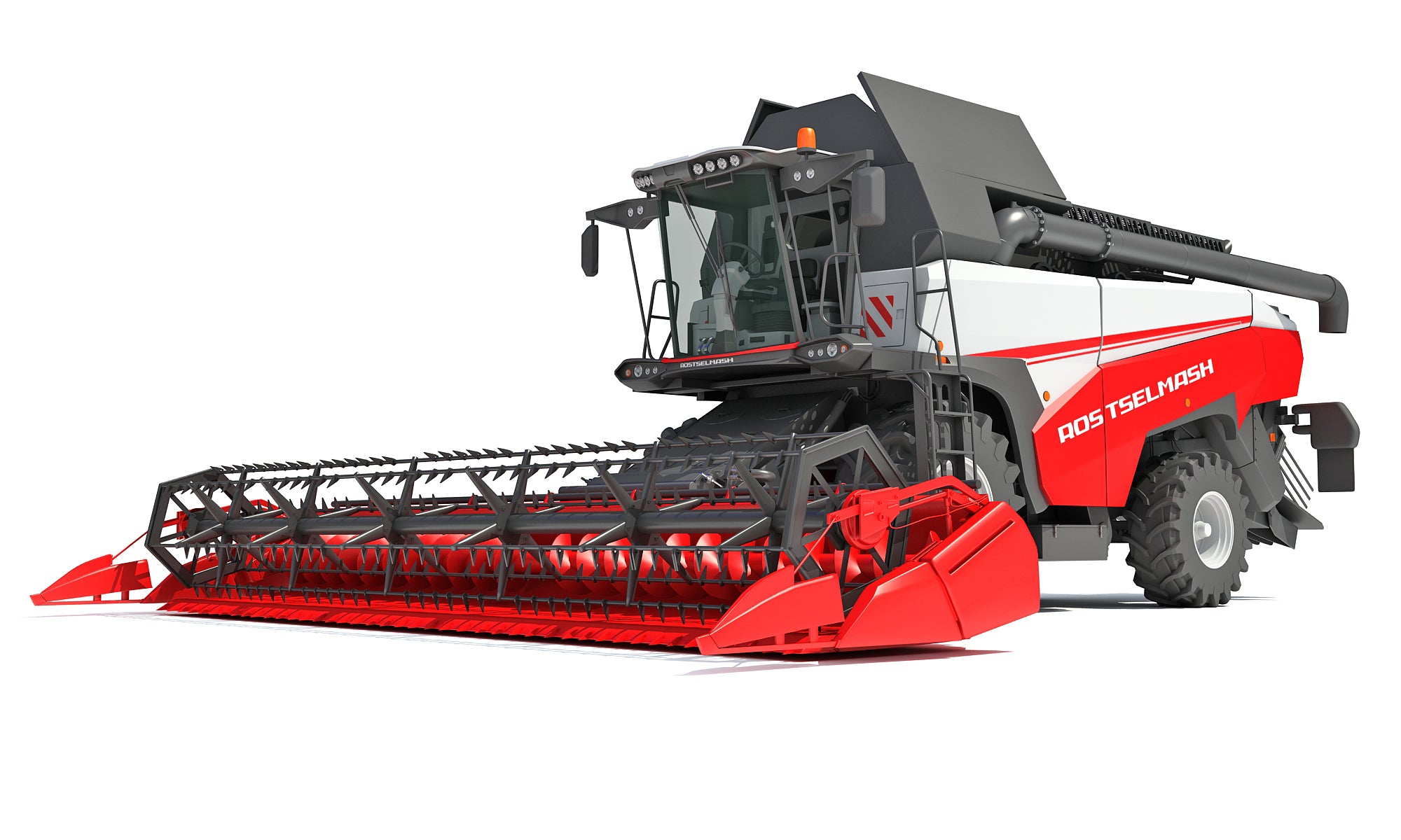 Combine Harvester 3D Model