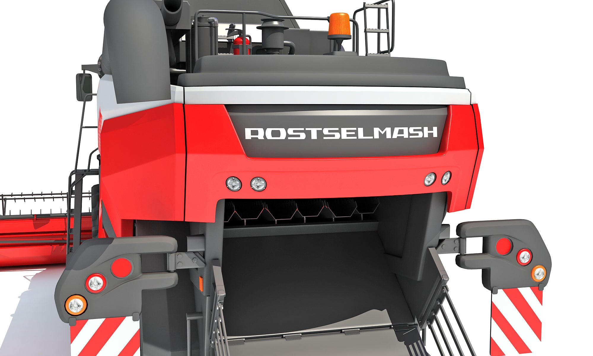 Combine Harvester 3D Model