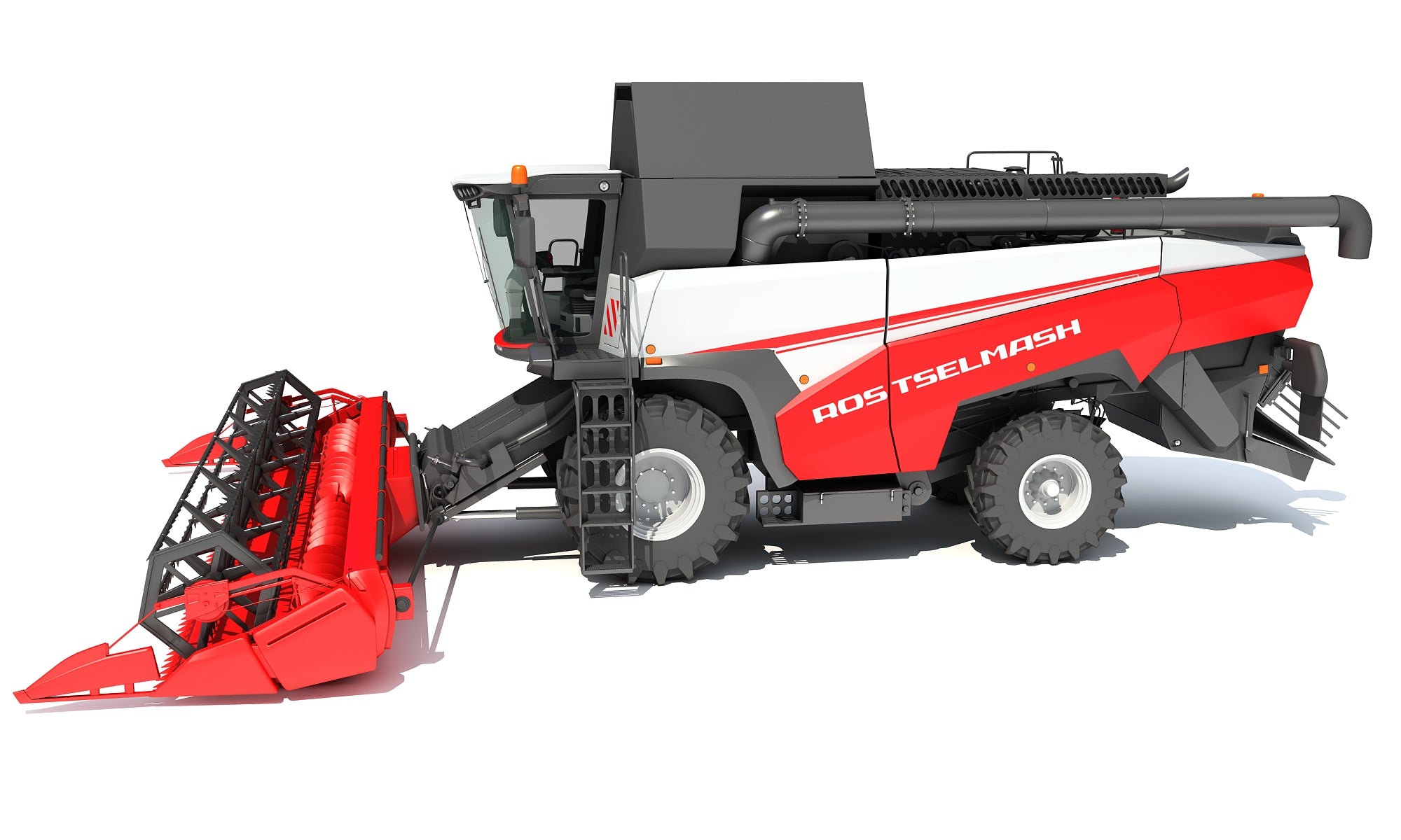 Combine Harvester 3D Model