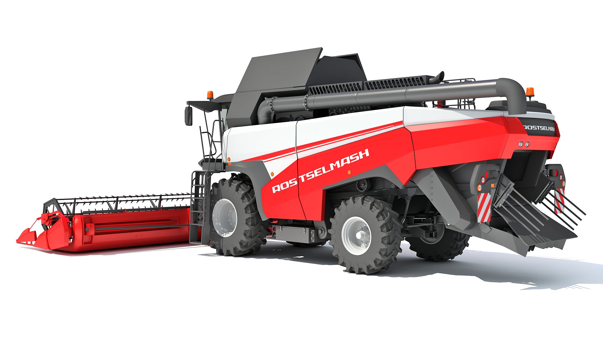 Combine Harvester 3D Model