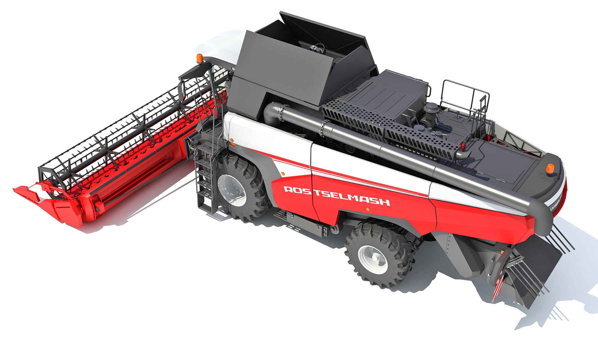 Combine Harvester 3D Model