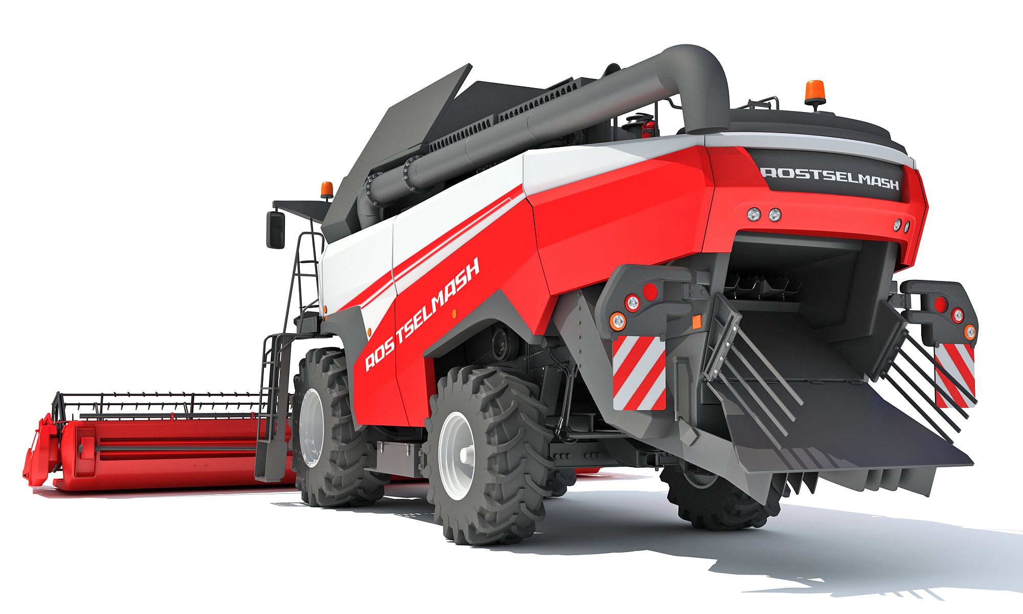 Combine Harvester 3D Model