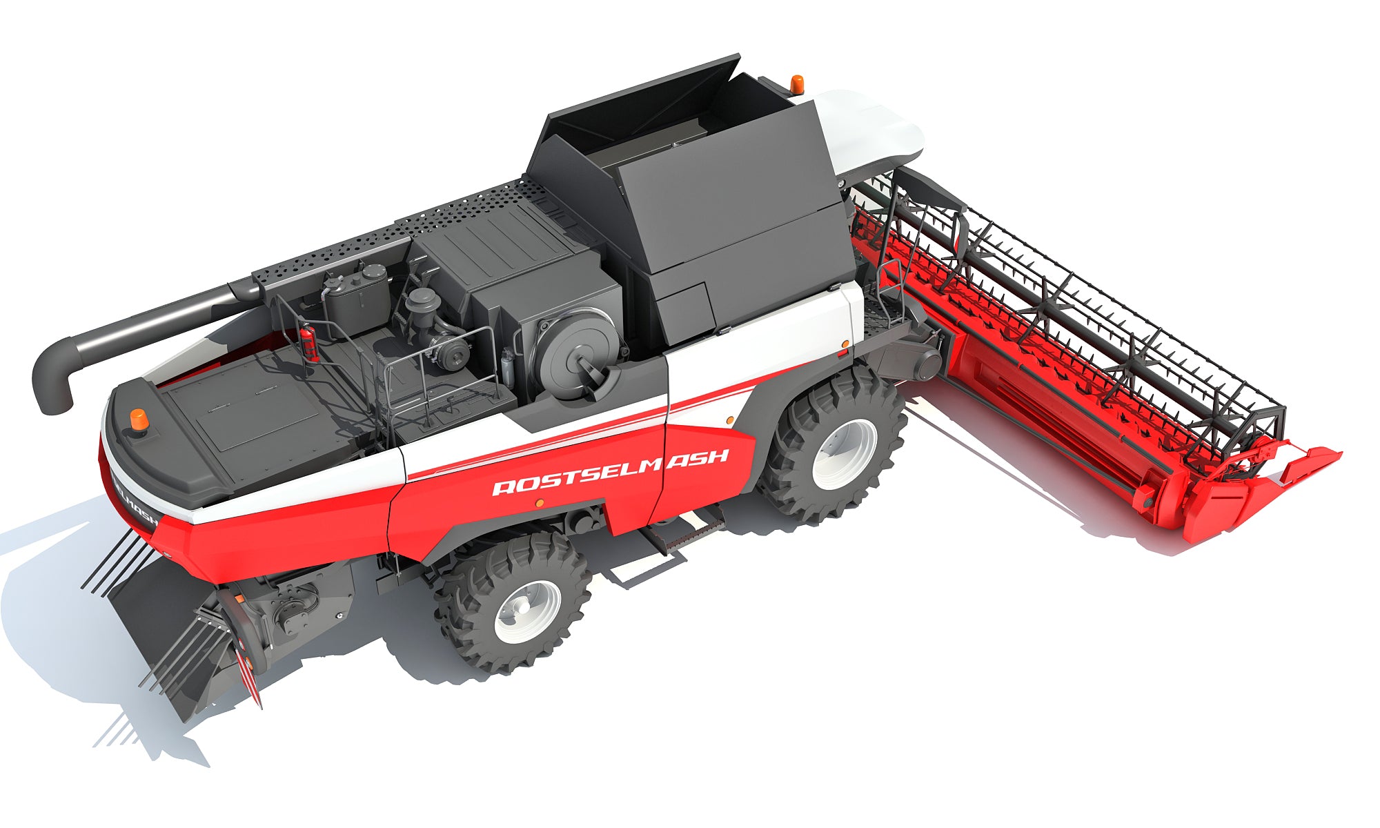 Combine Harvester 3D Model