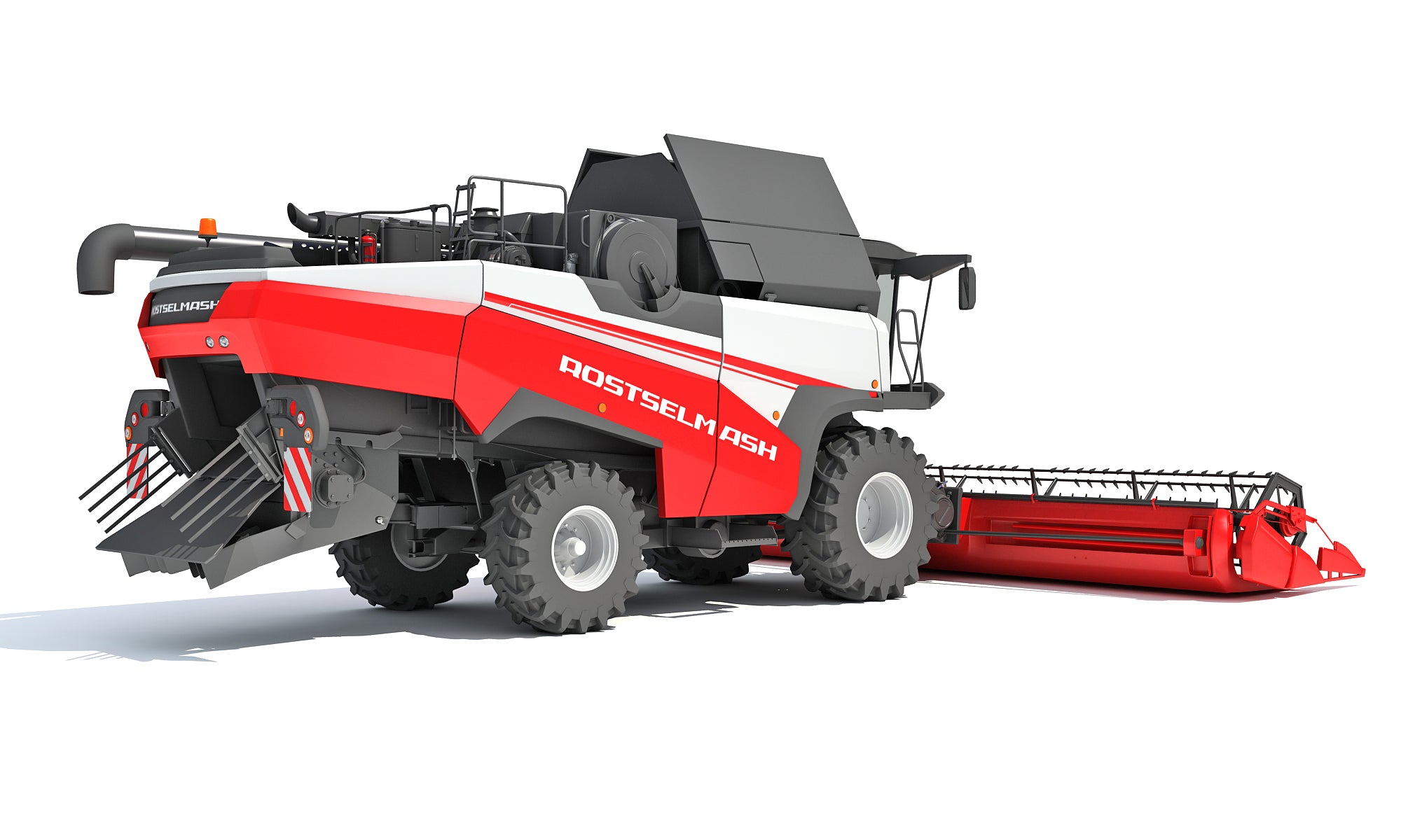 Combine Harvester 3D Model