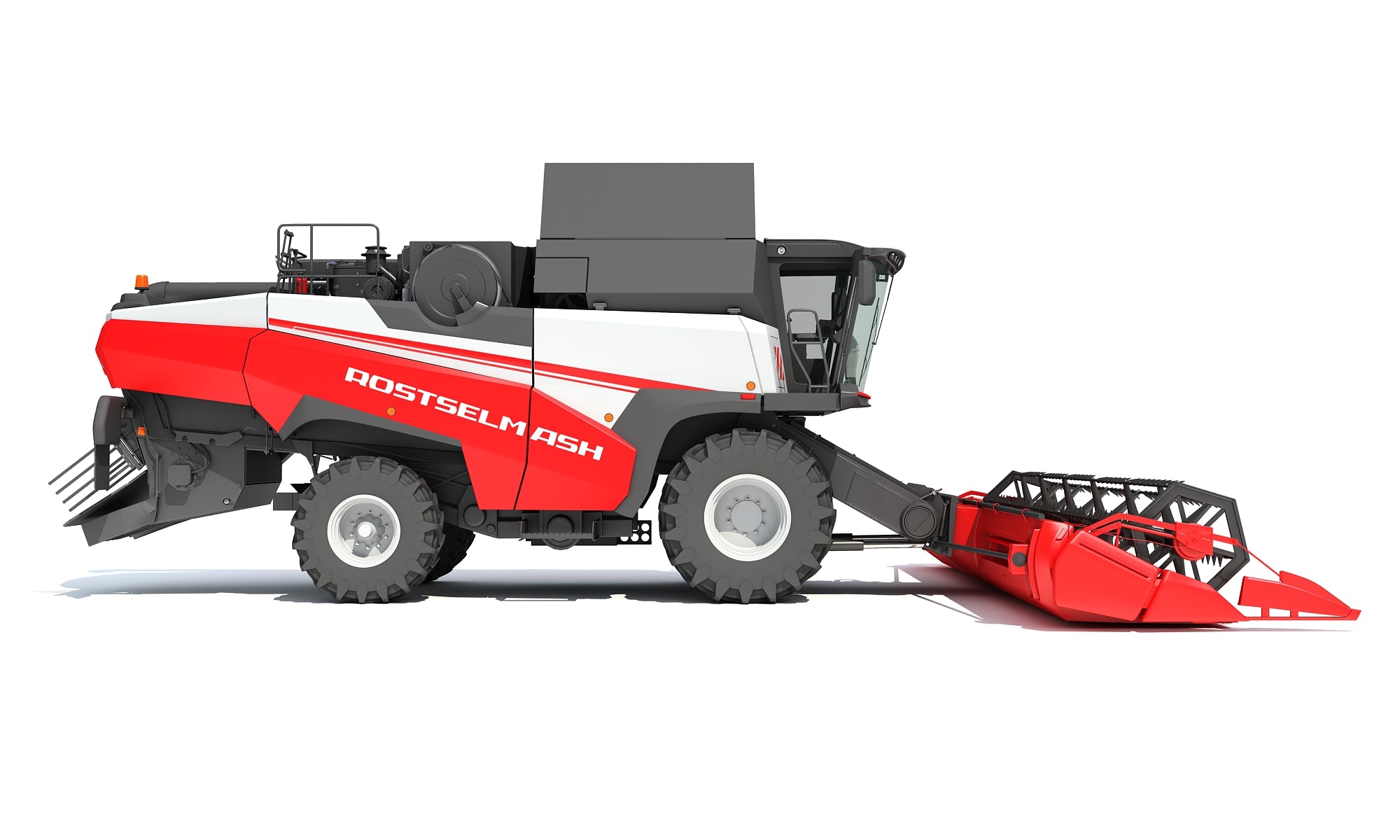 Combine Harvester 3D Model
