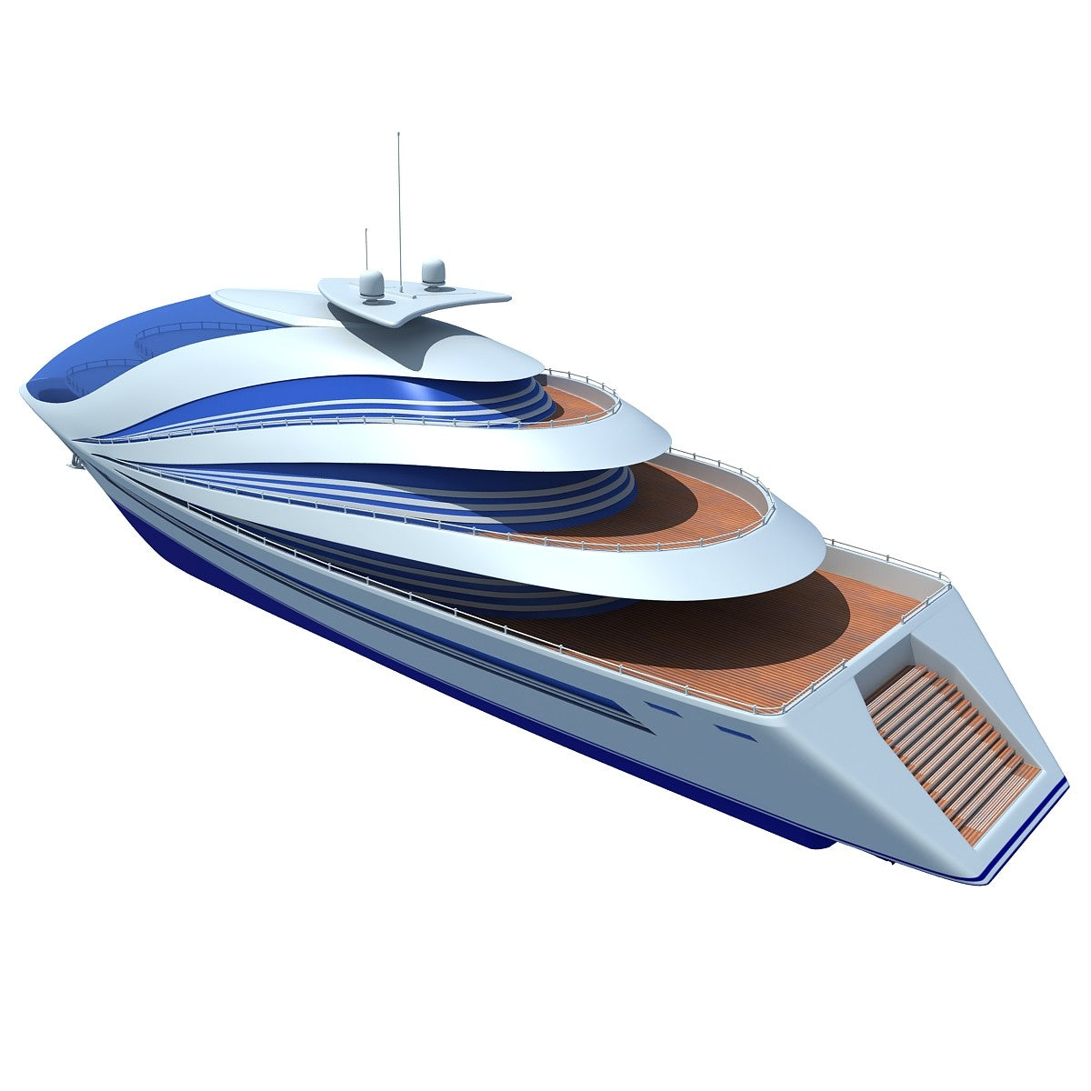 Luxury Yacht 3D Models