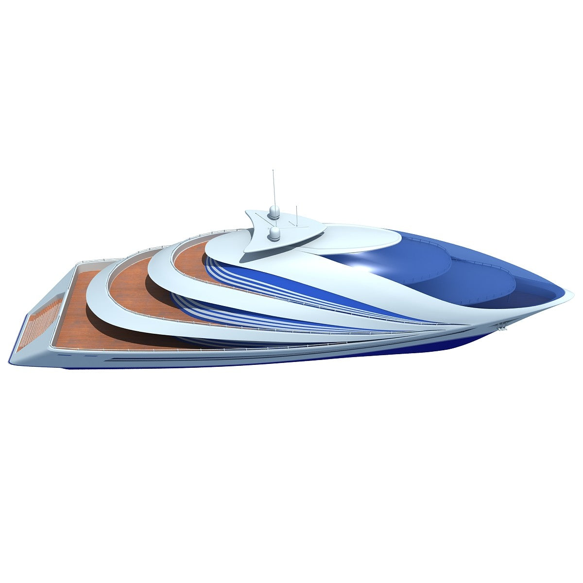 Luxury Yacht 3D Models
