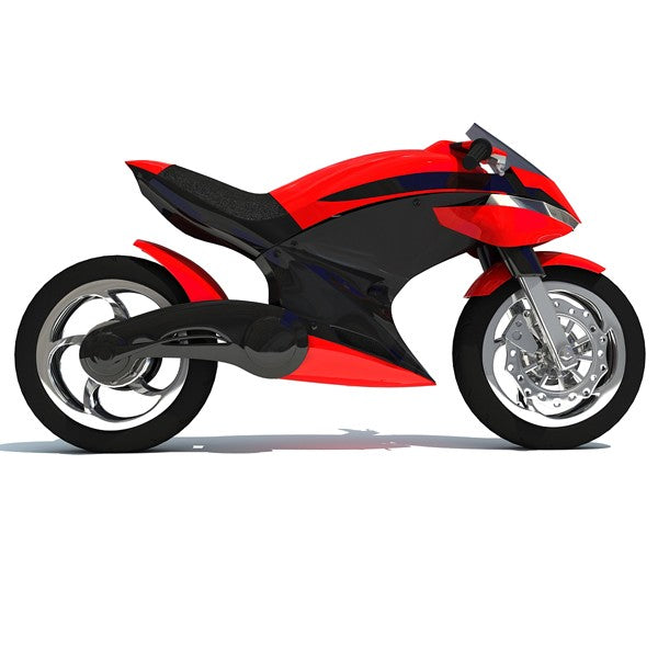 Concept Sport Bike 3D Model