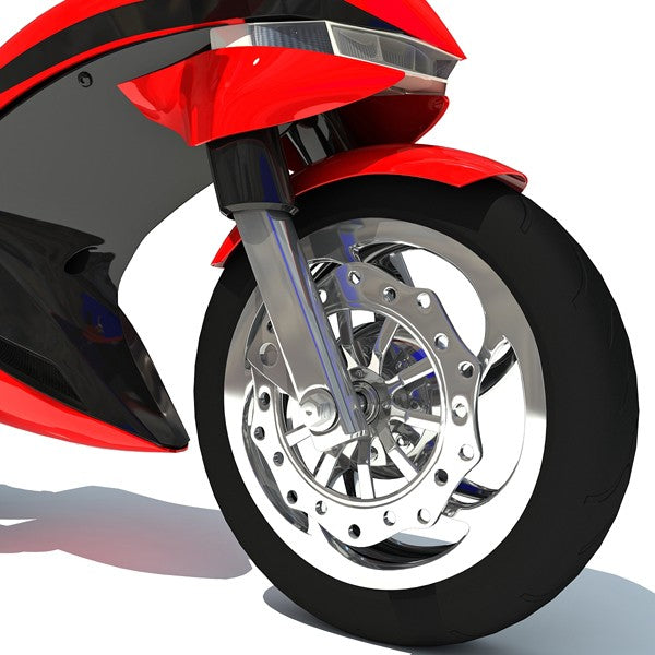 Concept Sport Bike 3D Model