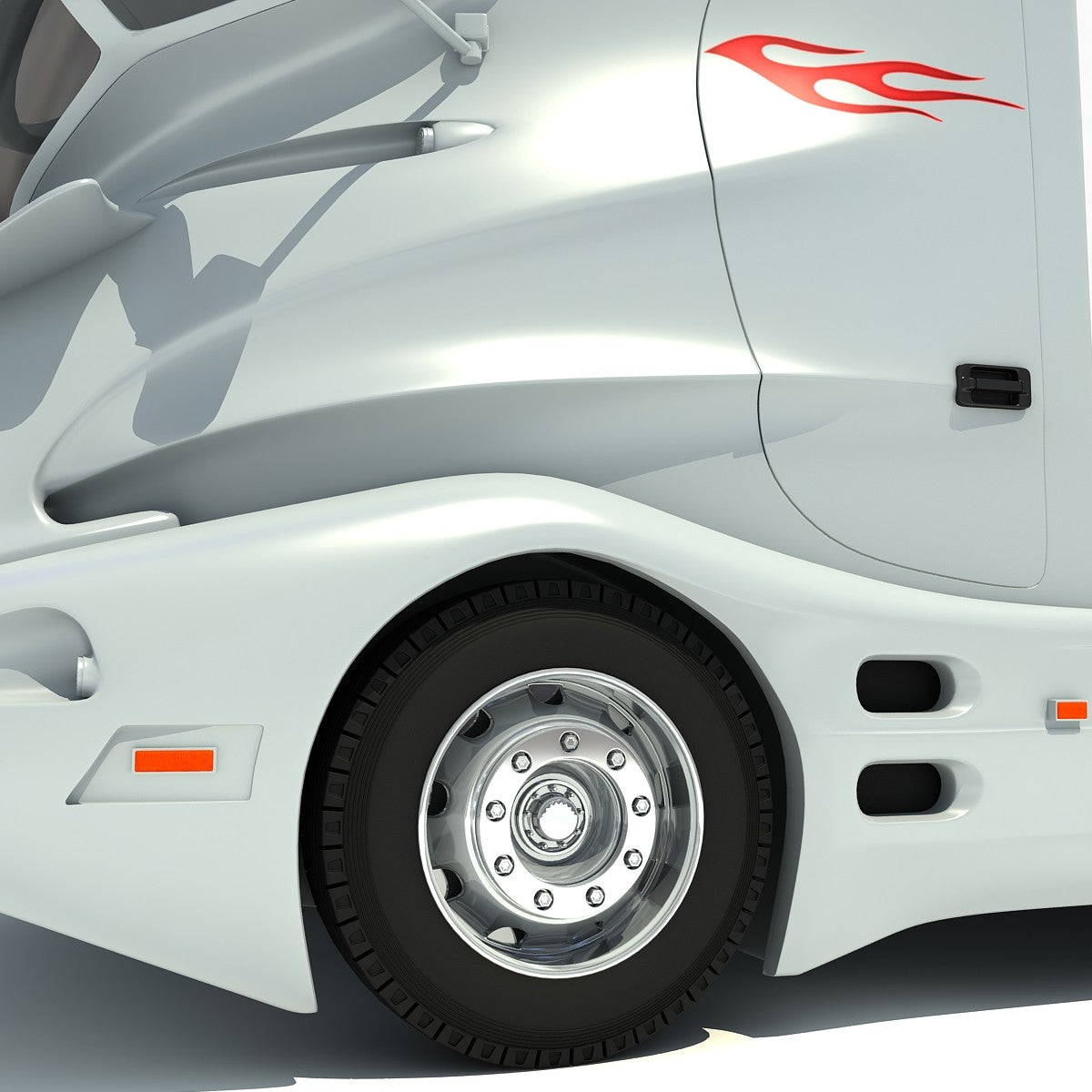 Futuristic Truck 3D Model