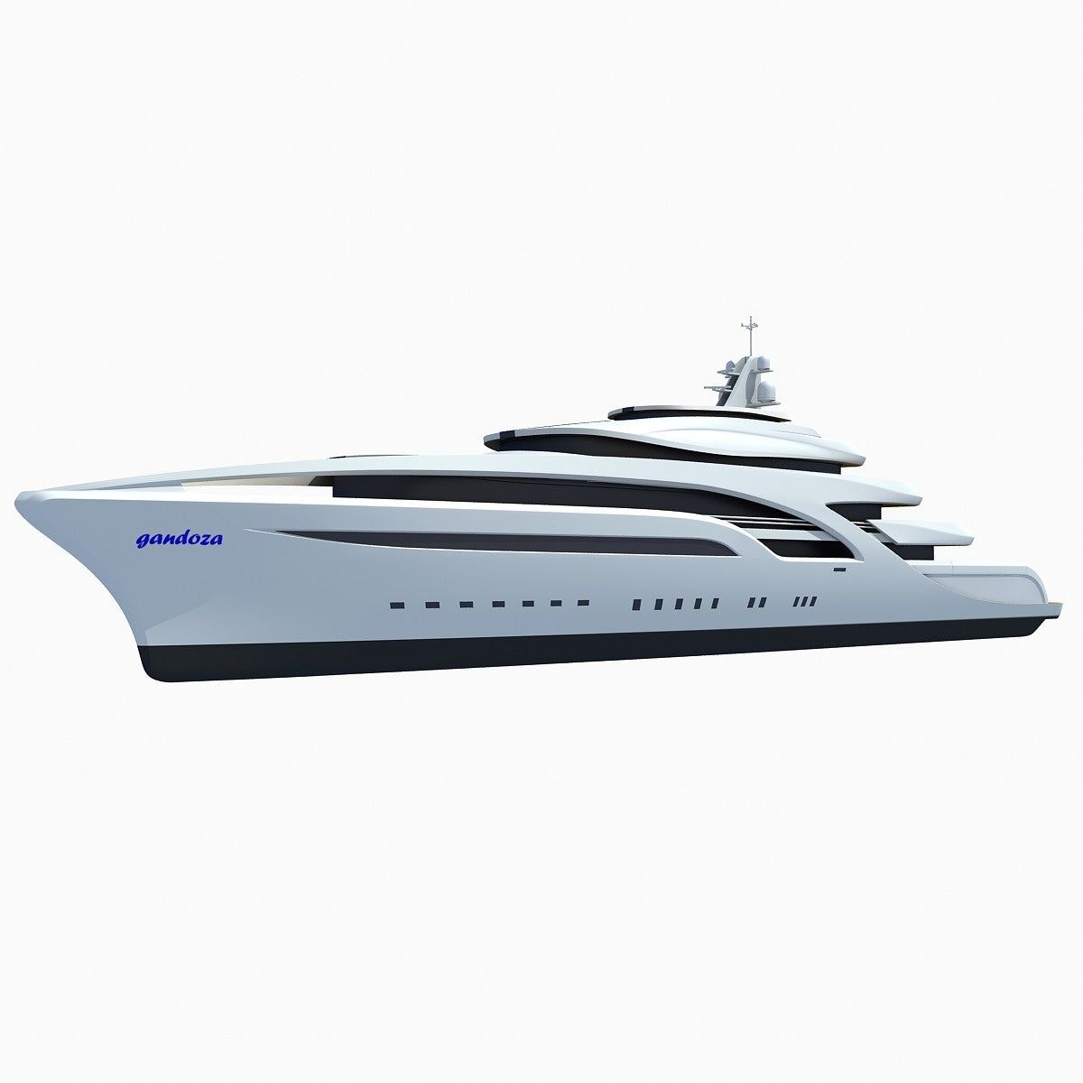 Concept Yacht 3D Model