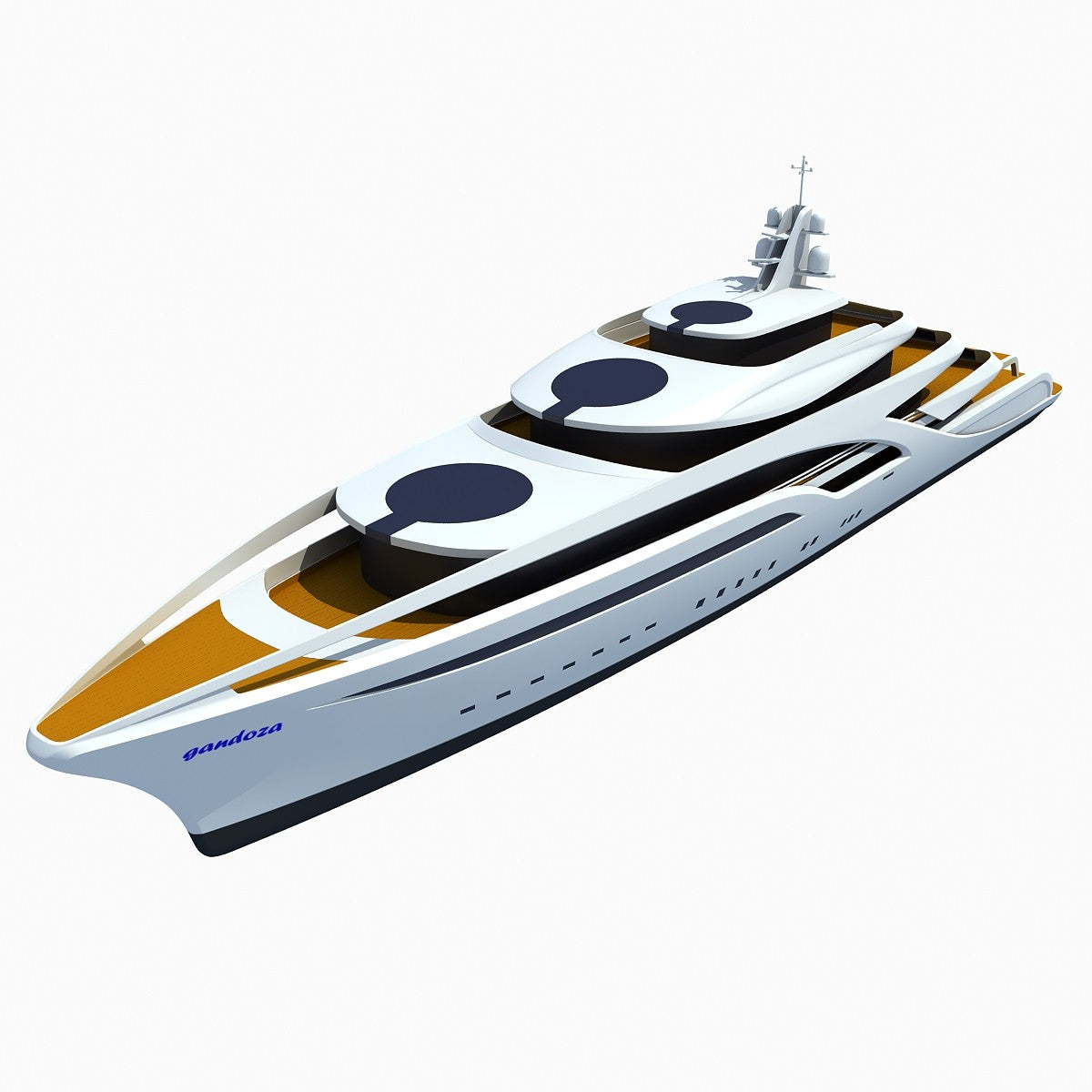 Concept Yacht 3D Model