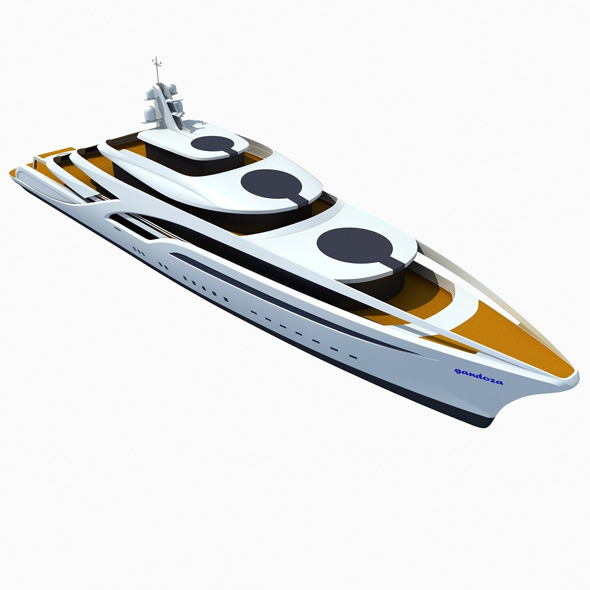 Concept Yacht 3D Model