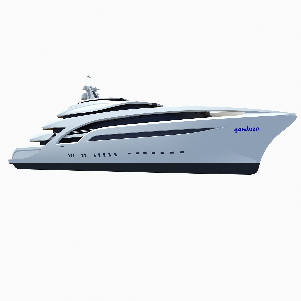 Concept Yacht 3D Model