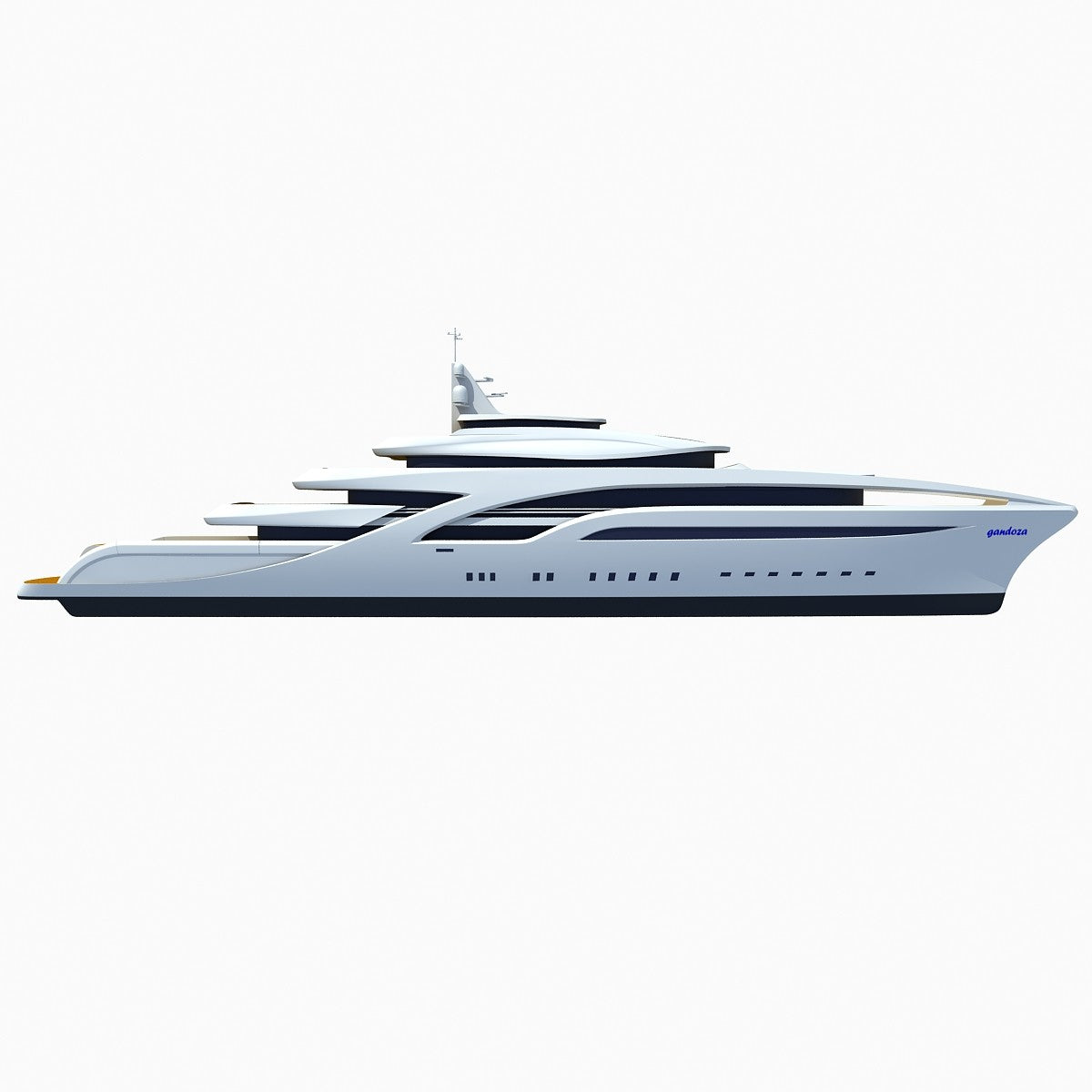 Concept Yacht 3D Model