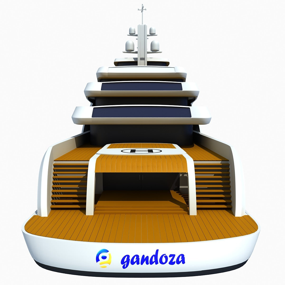 Concept Yacht 3D Model